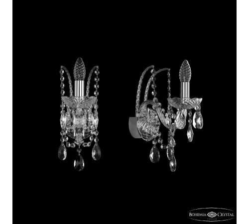 Бра Bohemia Ivele Crystal 1411B/1/141 Ni Бра Bohemia Ivele Crystal 1411B/1/141 Ni