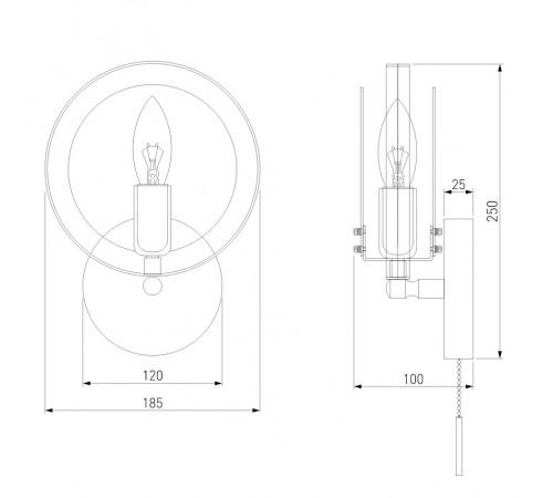 Бра Eurosvet Gallo 70121/1 белый Бра Eurosvet Gallo 70121/1 белый