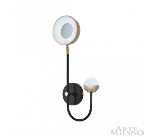 Бра Arte Milano Ferrara 273299/1+1 BK/GD Бра Arte Milano Ferrara 273299/1+1 BK/GD