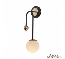 Бра Arte Milano Neapolis 274307/1B BK/GD