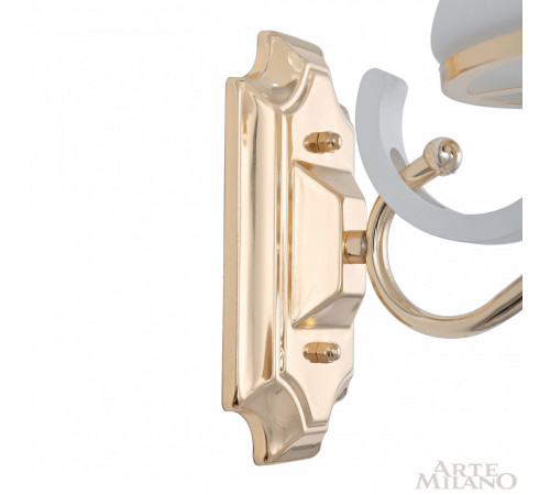 Бра Arte Milano Florentia-3987 303987/1W Wh/Gd Бра Arte Milano Florentia-3987 303987/1W Wh/Gd