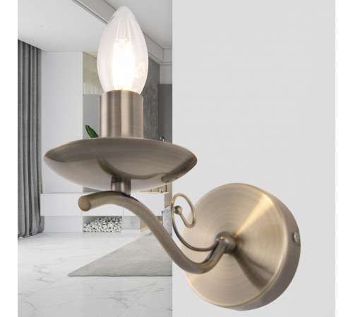 Бра Arte Milano Amalfi 339934/1W AB Бра Arte Milano Amalfi 339934/1W AB