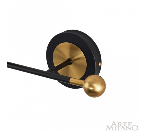 Бра Arte Milano Neapolis 272808/1B BK/GD Бра Arte Milano Neapolis 272808/1B BK/GD
