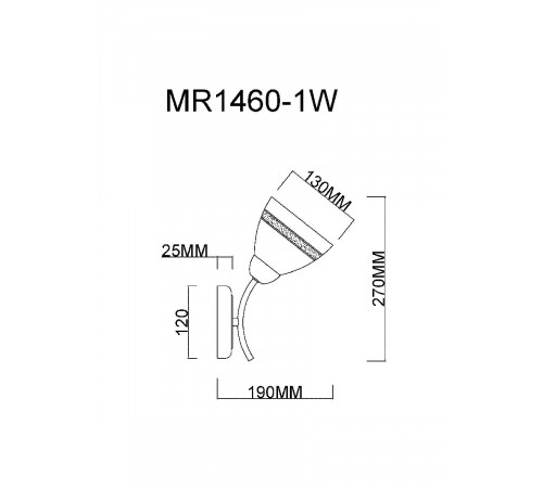Бра MyFar Emily MR1460-1W