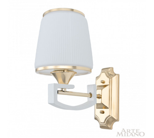 Бра Arte Milano Florentia-2457 302457/1W Wh/Gd Бра Arte Milano Florentia-2457 302457/1W Wh/Gd