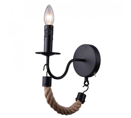 Бра Arte Lamp Marsiglia A8956AP-1BK Бра Arte Lamp Marsiglia A8956AP-1BK