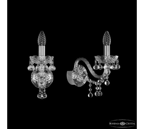 Бра Bohemia Ivele Crystal 1409B/1/160 Ni Бра Bohemia Ivele Crystal 1409B/1/160 Ni