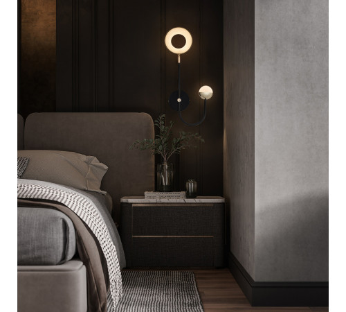 Бра Arte Milano Ferrara 273299/1+1 BK/GD Бра Arte Milano Ferrara 273299/1+1 BK/GD