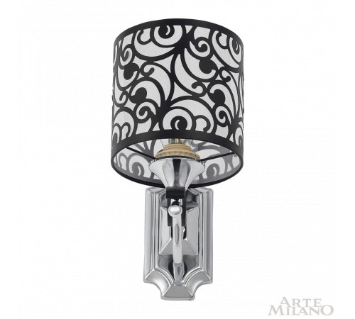 Бра Arte Milano Florentia-4957 304957/1W Bk/Ni Бра Arte Milano Florentia-4957 304957/1W Bk/Ni