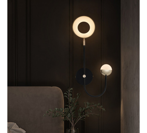 Бра Arte Milano Ferrara 273299/1+1 BK/GD Бра Arte Milano Ferrara 273299/1+1 BK/GD