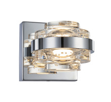 Бра Delight Collection MD22030002 MB22030002-1A chrome/clear