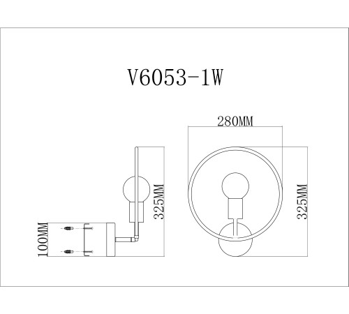 Бра Moderli Sachara V6053-1W Бра Moderli Sachara V6053-1W
