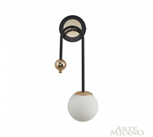 Бра Arte Milano Neapolis 274307/1B BK/GD Бра Arte Milano Neapolis 274307/1B BK/GD