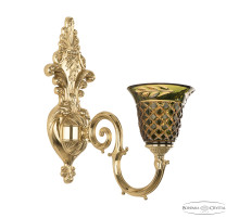 Бра Bohemia Ivele Crystal Verona 7203B15/1/210 G P2 U Amber-Green/H-1J