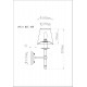 Бра Garda Decor K2BW2021-1