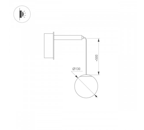 Бра Arlight SP-Beads-Wall-Hang-R130-6W Day4000 037065 Бра Arlight SP-Beads-Wall-Hang-R130-6W Day4000 037065