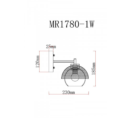 Бра MyFar Hloya MR1780-1W Бра MyFar Hloya MR1780-1W