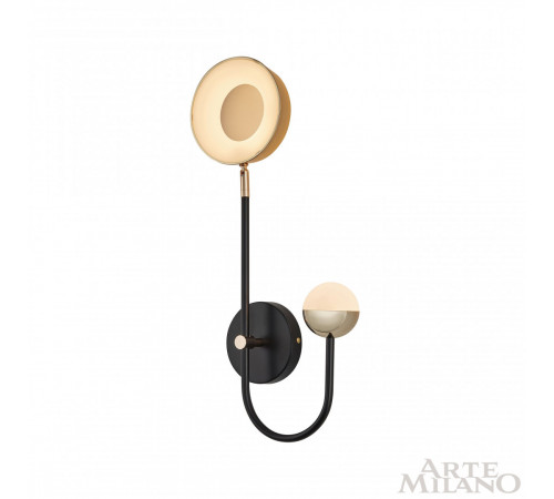 Бра Arte Milano Ferrara 273299/1+1 BK/GD Бра Arte Milano Ferrara 273299/1+1 BK/GD