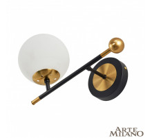 Бра Arte Milano Neapolis 272808/1B BK/GD