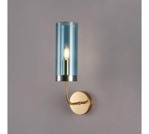 Бра ImperiumLoft Agne Blue Glass Tube 100322-22