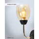 Бра Seven Fires Inesh SF3368/1W-BK-FGD-AM