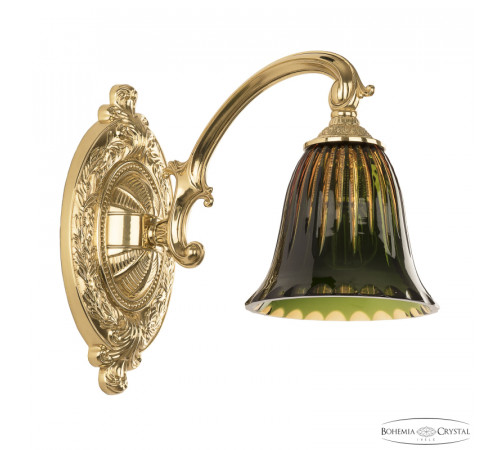 Бра Bohemia Ivele Crystal Verona 7209B10/1/175 G P2 D Amber-Green/H-1K
