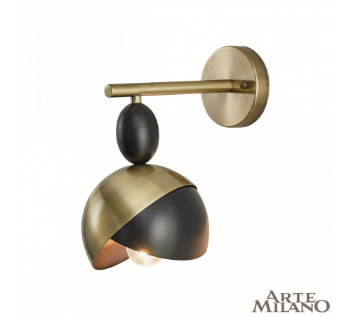 Бра Arte Milano 271307/1B BK/GD Бра Arte Milano 271307/1B BK/GD