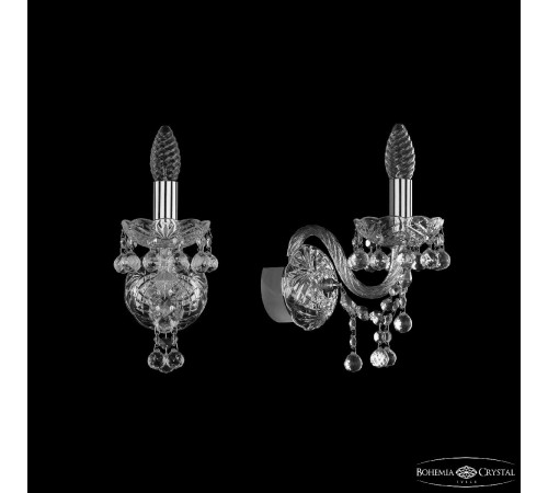 Бра Bohemia Ivele Crystal 1409B/1/141 Ni