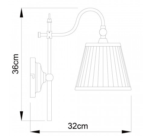 Бра Arte Lamp Seville A1509AP-1PB Бра Arte Lamp Seville A1509AP-1PB