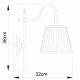 Бра Arte Lamp Seville A1509AP-1PB