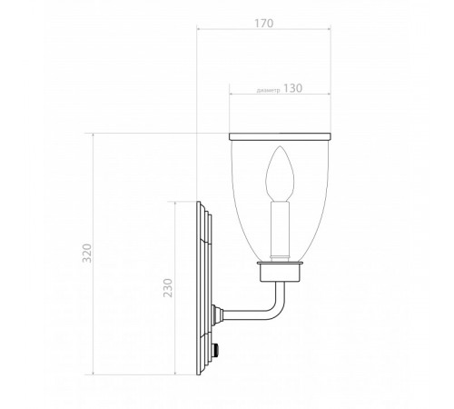 Бра Covali WL-38007 Бра Covali WL-38007