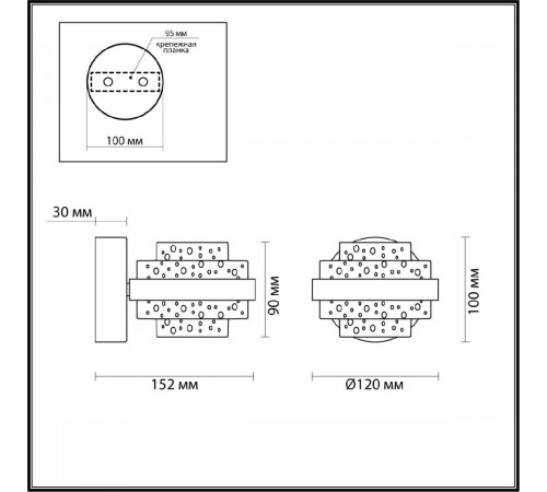 Бра Odeon Light Klot 5031/6WL Бра Odeon Light Klot 5031/6WL