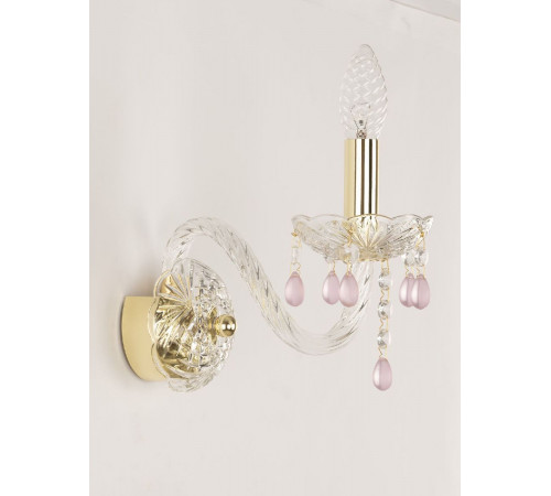 Бра Bohemia Ivele Crystal 112B/1/165 G V7010 Бра Bohemia Ivele Crystal 112B/1/165 G V7010