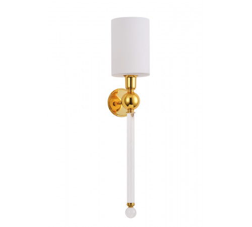 Бра Crystal Lux MIRABELLA AP1 GOLD/WHITE Бра Crystal Lux MIRABELLA AP1 GOLD/WHITE