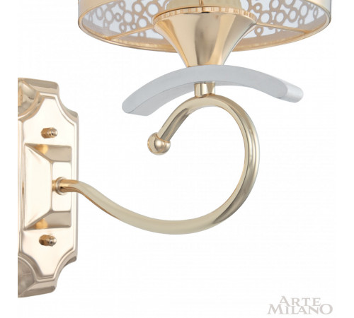 Бра Arte Milano Florentia-9787 309787/1W Wh/Gd Бра Arte Milano Florentia-9787 309787/1W Wh/Gd