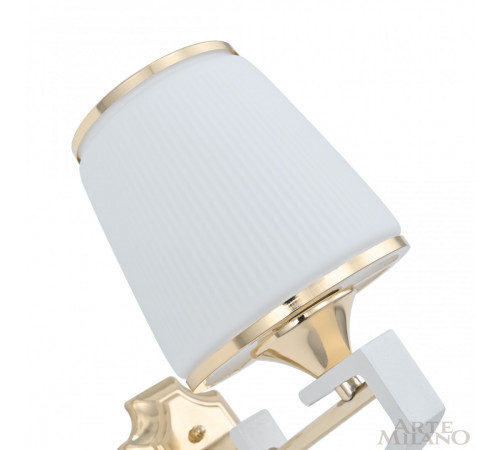 Бра Arte Milano Florentia-2457 302457/1W Wh/Gd Бра Arte Milano Florentia-2457 302457/1W Wh/Gd