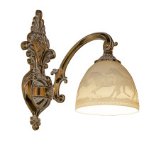 Бра Bohemia Ivele Crystal Verona 7209B14/1/175 GW P1 D Horse