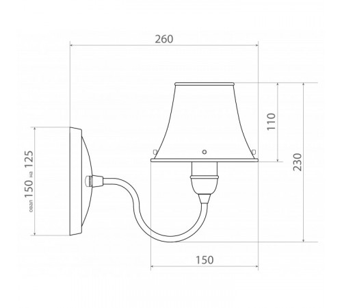 Бра Covali WL-38006 Бра Covali WL-38006