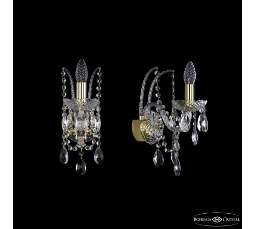 Бра Bohemia Ivele Crystal 1411B/1/141 G Бра Bohemia Ivele Crystal 1411B/1/141 G