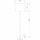 Торшер Eurosvet Notturno 01163/1 латунь a065670