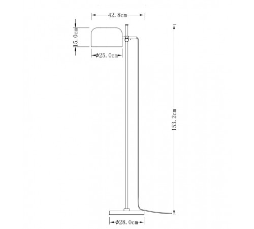 Торшер Milosh Tendence Kizzi 0911FL-1BKN Торшер Milosh Tendence Kizzi 0911FL-1BKN