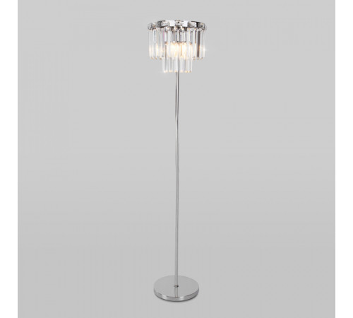 Торшер Eurosvet Elegante 01137/3 хром/прозрачный хрусталь Strotskis a060650 Торшер Eurosvet Elegante 01137/3 хром/прозрачный хрусталь Strotskis a060650