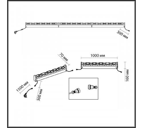 Торшер Odeon Light Waterfall 7027/72FL Торшер Odeon Light Waterfall 7027/72FL