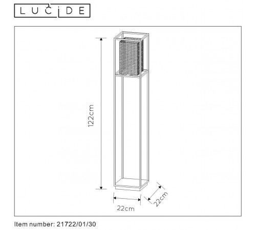 Торшер Lucide SANSA 21722/01/30 Торшер Lucide SANSA 21722/01/30