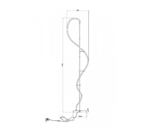 Торшер Arte Lamp Klimt A2850PN-35BK Торшер Arte Lamp Klimt A2850PN-35BK