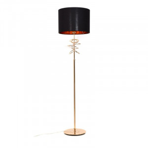 Торшер Lumina Deco Milari LDF 5530 F.GD+BK