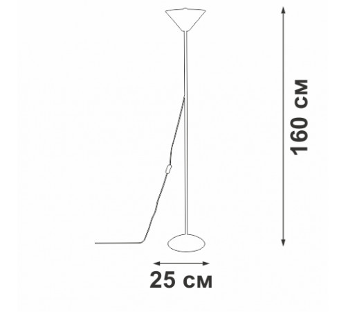 Торшер Vitaluce V2841-1/1P