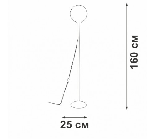 Торшер Vitaluce V2842-1/1P Торшер Vitaluce V2842-1/1P