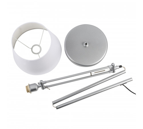 Торшер Uniel UML-T500 E27 SILVER/WHITE UL-00010181