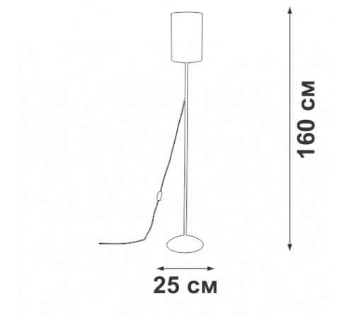Торшер Vitaluce V2840-0/1P Торшер Vitaluce V2840-0/1P